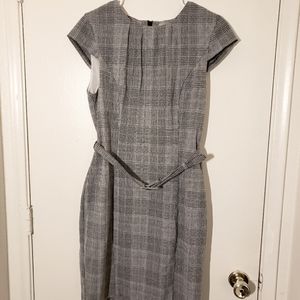 H&M Plaid Dress with Belt